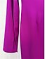 abordables Vestidos de Noche Sirena-Vestidos de Fiesta de Sirena  Trompeta Elegante Formal para Boda Largo Con Mangas Largas Cuello Redondo de Satén con Bordado