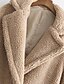 abordables Manteaux d&#039;Hiver-Femmes Manteau Chaud Confortable Avec Poches Boutons Occasionnel Uni Fête Décontracté Quotidien Simple Boutonnage Long Col Rabattu Coupe régulière manche longue Vêtements d&#039;extérieur Kaki Automne