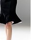 abordables Vestidos de regreso a casa-Vestidos de Regreso a Casa Sirena  Trompeta Vestido de Fiesta Graduación Hasta la Rodilla Sin Mangas Corazón de Pájaro con Bolsillo Spandex Sin Espalda con Bolsillo