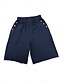 abordables Bermudas-Mujer Chinos Pantalón corto Moda Ropa de calle Básico Longitud de la rodilla Alta cintura Plano Bolsillo Cintura elástica Confortable Suave Cómodo Microelástico Exterior Calle Gris oscuro Azul