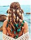 billiga Håraccessoarer för kvinnor-Damboho fjäderhårband – justerbar festivalhuvudbonad med naturliga fjädrar och pärlor för strand, fester och bohemiska outfits
