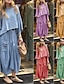 voordelige Stelt in-Dames Elegant Modieus Basic Broeken Sets Lange mouw Ronde hals Effen Kleur Buiten Werk Casual Zwart Wit Geel Zomer Normale pasvorm