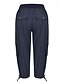 economico pantaloni cargo da donna-Per donna Pantaloni Cargo Pantaloni Eleganti Streetwear Casual Lunghezza al polpaccio Naturale Semplice Tasca Design con Coulisse Elastica Comodo All&#039;aperto Confortevole All&#039;aperto Abbigliamento
