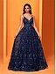 baratos Semi-formal / Cocktail-Vestidos de Quinceanera A-Line Vestido Elegante Formal Casamento Comprimento de Chão Sem Mangas Decote V Poliéster Costas Nuas com Pregas