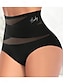 abordables Leggings lisos-Mujer Fajas Fajas Cintura alta Corto Alta cintura Plano Cintura elástica Suave Cómodo Elástico Yoga Rojo oscuro Azur Violeta Negro Verano Primavera Ajustado