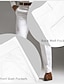 voordelige Kersttafereel Outfit-kerst heren kerst tafereel bedrukte broek sneeuwvlok zakelijk casual 3d print broek outdoor straatkleding naar het werk polyester zwart en wit wijn geel s m l hoge elasticiteit broek