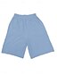 abordables Bermudas-Mujer Chinos Pantalón corto Moda Ropa de calle Básico Longitud de la rodilla Alta cintura Plano Bolsillo Cintura elástica Confortable Suave Cómodo Microelástico Exterior Calle Gris oscuro Azul