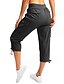 economico pantaloni cargo da donna-Per donna Pantaloni Cargo Pantaloni Eleganti Streetwear Casual Lunghezza al polpaccio Naturale Semplice Tasca Design con Coulisse Elastica Comodo All&#039;aperto Confortevole All&#039;aperto Abbigliamento