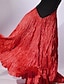 billige Ensfarvede nederdele-Dame Skjørte Gynge Mode Maxi Alm. taljede Nederdele Vanlig Krøllede Folder Mikroelastisk Gade I-byen-tøj Lilla Sort Lys pink Creme Efterår Polyester