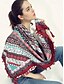cheap Women&#039;s Scarves-Women’s Boho Square Scarf with Tassels – Lightweight Blended Cotton Ethnic Print Shawl for Casual Outfits, Travel and Festivals