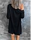 abordables Abrigos &amp; Trench-Mujer Chaqueta casual Transpirable Cómodo Bolsillo Casual Plano Vacaciones Calle Casual Ropa Cotidiana Botonadura Simple Largo Escote en Pico Ajuste regular Manga Larga Ropa de calle Negro Blanco Rosa