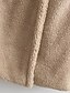 abordables Manteaux d&#039;Hiver-Femmes Manteau Chaud Confortable Avec Poches Boutons Occasionnel Uni Fête Décontracté Quotidien Simple Boutonnage Long Col Rabattu Coupe régulière manche longue Vêtements d&#039;extérieur Kaki Automne