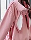 abordables Cárdigans y prendas de abrigo-Mujer Chaqueta casual Mantiene abrigado Cómodo Bolsillo Moderno Estilo callejero Letra Calle Noche Casual Diario Pullover Regular Con Capucha Ajuste regular Manga Larga Ropa de calle Negro Rosa