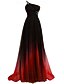 cheap Casual / Daytime Wedding-A-Line Evening Gown Elegant Dress Formal Wedding Floor Length Sleeveless One Shoulder Chiffon with Pleats
