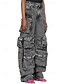 abordables pantalon cargo femme-Femmes Pantalons Cargo Mode Streetwear Longueur complète Naturel Uni Avec Poches Extérieur Confortable Rue Tenue quotidienne Gris noir Bleu Gris Clair Automne Coupe régulière