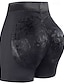 abordables Leggings lisos-Mujer Polainas Pantalones cortos con glúteos Leggings cómodos Ropa de calle Casual Corto Alta cintura Plano Cintura elástica Transpirabilidad Elástico Vacaciones Calle Ropa Cotidiana Color carne Negro