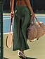 ieftine pantaloni cargo de damă-Pentru femei Pantaloni Cargo Pantaloni Drept Modă Șic Stradă Lungime până la glezne Natural Mată Buzunar Comfortabil Micro-elastic Sporturi &amp; Exterior Purtare Zilnică Negru Roz Verde Militar Bleumarin