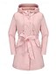 abordables Abrigos de Invierno-Mujer Gabardina Mantiene abrigado Cómodo Cremallera Bolsillo Moda Casual Plano Festivos Noche Cremallera Regular Con Capucha Ajuste regular Manga Larga Ropa de calle Negro Rosa Vino Otoño Invierno