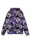 billige Blomstrete topper-Dame Hoodie Pullover Sweatshirt Oversized Langermet Casual Grafisk Blomster Varm Aktiv Hette Vanlige Topp Street Dagligbruk Trykk Hvit Rosa Lilla Grønn Khaki Vår Høst Vinter