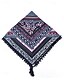 cheap Women&#039;s Scarves-Women’s Boho Square Scarf with Tassels – Lightweight Blended Cotton Ethnic Print Shawl for Casual Outfits, Travel and Festivals