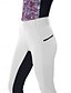 billige Ensfarvede leggings-Dame Leggins Mode Atletik Fuld længde Høj Talje Vanlig comfy Blød Bekvem Høj Elasticitet udendørs Ferierejse Gade Marine Sort Hvid Himmelblå Sommer Forår Slank Pasform