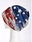 abordables Chapeaux pour femmes-Bonnet cache-cou imprimé drapeau américain pour femme, double usage - style patriotique, polyester doux, taille unique, convient à un usage quotidien, aux activités de plein air et aux célébrations du 4 juillet
