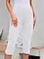 abordables Leggings unis-Femmes Pantalon capri Leggings Leggings confortables Streetwear Occasionnel Longueur mollet Naturel Uni Taille Élastique Confortable Extérieur Extérieur Athleisure Fête Chameau Vin Gris Noir Été