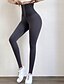 billige Fleeceforede leggings-Dame Fleece bukser Slacks Leggins Gade Afslappet Fuld længde Naturlig Vanlig Elastisk Talje Spænde comfy Ferierejse I-byen-tøj Vin Grå Sort Gul Vinter Regulær