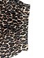 billige Grafiske nederdele-Dame Skjørte A-linje Mode Afslappet Maxi Høj Talje Nederdele Leopard Trykt mønster Mikroelastisk Gade Daglig Leopard Sommer Polyester