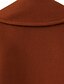 voordelige Winterjassen-Dames Parka Houd Warm Comfortabel Knop Zak Modieus Effen Dagelijks Uitgaan Dubbele rij knopen Lang Strijkijzer Normale pasvorm Lange mouw bovenkleding Zwart Wijn Khaki Herfst Winter