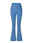 cheap Yoga Leggings &amp; Tights-Women&#039;s fitness pants Yoga Leggings sport pants Flared Lightweight Yoga Fitness Pilates Pants Black White Pink Fall Winter Sports Activewear Micro-elastic