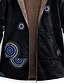 billiga Sherpa-jackor-Dam Fleece-jacka Kappa Hoodiejacka Håller värmen Bekväm Dragkedja Ficka Mode Modern Ledigt Geometrisk Utekväll Helgen Dragkedja Normal Huva Normal Långärmad Ytterkläder Svart Vinter