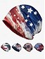abordables Chapeaux pour femmes-Bonnet cache-cou imprimé drapeau américain pour femme, double usage - style patriotique, polyester doux, taille unique, convient à un usage quotidien, aux activités de plein air et aux célébrations du 4 juillet