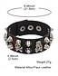 cheap Halloween Accessories-Men&#039;s Gothic Skull and Spiked Leather Bracelets – Vintage Punk Style, Halloween Party Accessory, Adjustable, Suitable for Cosplay and Everyday Wear