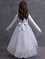 baratos Vestidos para Menina das Flores de Casamento-Vestido de daminha de princesa assimétrico vestido de festa de casamento Frozen Elsa vestido prom fofo de meninas tule com apliques florais  mini noiva tamanhos 3-16 anos