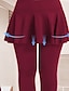 abordables Deportes Talla Grande y Embarazo-Mujer mallas de pilates pantalones deportivos Mallas Leggings de Yoga Bolsillo Ligero Pilates Gimnasio Corriendo Pantalones Gris oscuro Negro Borgoña Talla Grande Deportes Ropa de Deporte