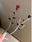cheap Halloween Accessories-Women&#039;s Gothic Rose Hairpin Vintage Alloy Hairpin Set, Retro Branch Design Hair Accessories, Suitable for Halloween Party and Cosplay