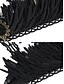 cheap Halloween Accessories-Women&#039;s Gothic Black Lace Crown Headband with Gem Pendant, Halloween Party Queen Tiara, Vintage Style Costume Accessory for Adults