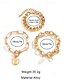 abordables Pulsera de mujer-Conjunto de pulsera de cadena de oro y perlas para mujer, joyería de moda con cierre de palanca, elegante estilo en capas para niñas y mujeres, ideal para fiestas, bodas, oficina y uso diario.