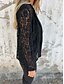 preiswerte Blazer &amp; Anzüge-Damen Blazer Atmungsaktiv Bequem Spitze Patchwork Lässig Einfach Büro Straße Lässig Alltagskleidung Offene Vorderseite Regulär Umlegekragen Normale Passform Langarm Oberbekleidung Schwarz Weiß Sommer