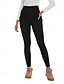 preiswerte Yoga Leggings &amp; Strumpfhosen-Damen Pilates-Leggings Outdoorhosen Sporthosen Tasche Leicht Warm Pilates Fitnessstudio Laufen Hosen Einfarbig Schwarz Hellgrau Übergröße Sport Sportkleidung Mikroelastisch