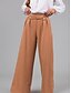 economico Pantaloni a gamba dritta-Per donna Chinos Dritto Moda Streetwear Lunghezza intera Vita Alta Semplice Tasca Comodo Morbido Confortevole Micro-elastico All&#039;aperto Streetwear Arancione Estate Primavera Vestibilità comoda