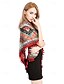 cheap Women&#039;s Scarves-Women’s Boho Square Scarf with Tassels – Lightweight Blended Cotton Ethnic Print Shawl for Casual Outfits, Travel and Festivals