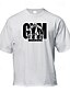 baratos Camisas casuais masculinas plus size-Homens Tamanho Grande Camiseta T-shirt Gola Redonda Manga Curta Moda Ao ar livre Férias Diário Estampado Preto Branco Amarelo Poliéster Roupa