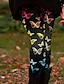abordables -Mujer pantalones Polainas Ropa de calle Casual Longitud total Cintura Media Flor Cintura elástica Estampado Confortable Al Aire Libre Cómodo Exterior Vacaciones Ropa de calle Zafiro Celeste Cielo