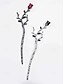 cheap Halloween Accessories-Women&#039;s Gothic Rose Hairpin Vintage Alloy Hairpin Set, Retro Branch Design Hair Accessories, Suitable for Halloween Party and Cosplay