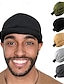 billiga Huvudbonader för herrar-Herr Mössa Beanie-mössor Svart Vit Polyester Mysigt Dagliga kläder Utekväll Enfärgad / vanlig färg Andningsfunktion