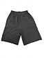 abordables Bermudas-Mujer Chinos Pantalón corto Moda Ropa de calle Básico Longitud de la rodilla Alta cintura Plano Bolsillo Cintura elástica Confortable Suave Cómodo Microelástico Exterior Calle Gris oscuro Azul