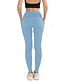 ieftine Sporturi Plus Size și Sarcină-Pentru femei colanți pilates Jambiere Capri Pantaloni sport Buzunare Ușor Pilates Sală de fitness Alergat Pantaloni Culoare solidă Bleumarin Negru Roz Mărime Plus Sport Îmbrăcăminte de Sport 