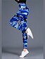 voordelige -Dames broek Leggings Gezellige leggings Streetwear Casual Volledige lengte Natuurlijk Camouflage Kleur Elastische taille Afdrukken Comfortabel Voor buiten Feestdagen Alledaagse kleding Casual